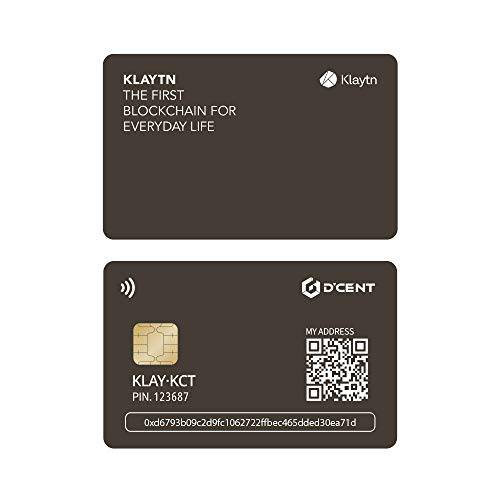 D’CENT Cryptocurrency 하드웨어 Wallet-Card 타입, Klaytn& KCT 지갑