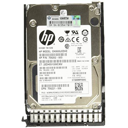 HP 759212-B21 600GB 12G SAS 15K RPM SFF HDD