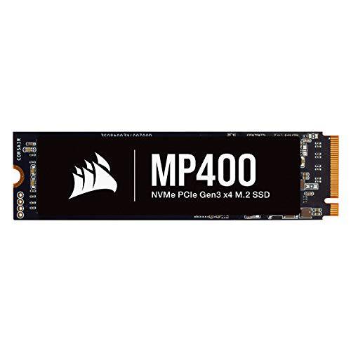 커세어 MP400 2TB M.2 NVMe PCIe x4 Gen3 SSD (연속 Read 속도 of up to 3, 480 MB/ S, Write 속도 of up to 3, 000 MB/ S, High-Density 3D QLC 낸드) 블랙
