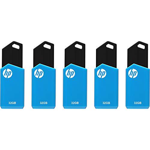 HP 32GB v150w USB 2.0 플래시드라이브 5-Pack
