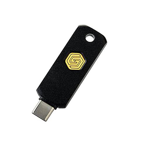 GoTrust Idem 키 타입 C- FIDO2 L2 세큐리티 키, USB and NFC 세큐리티 키 - 2 팩터 인증 USB-C and NFC Interfaces - works Across a 와이드 레인지 of 휴대용 디바이스 and 컴퓨터