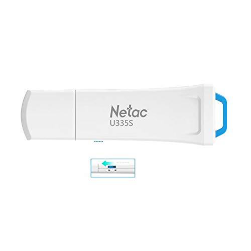 Netac 64GB USB 플래시드라이브 3.0 USB 메모리 스틱 썸 드라이브 점프 드라이브 64GB, ABS 하우징 바디 - U335S