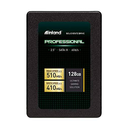 Inland 프로페셔널 128GB SSD 3D TLC 낸드 SATA III 6Gb/ s 2.5 7mm 내장 SSD (128GB)