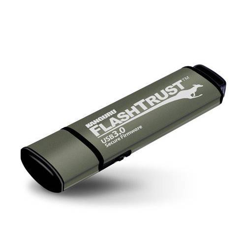 Kanguru FlashTrust WP-KFT3 USB 드라이브 (WP-KFT3-64G), 블랙; 그린