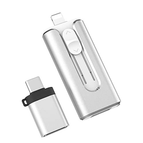 Vansuny USB 3.0 플래시드라이브 64GB, 3 in 1 USB 플래시드라이브 포토 메모리 스틱 폰/ 패드 and 안드로이드 폰/ 태블릿, 태블릿PC and PC