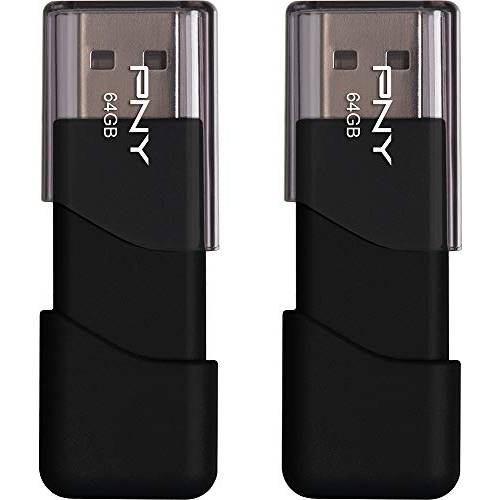 PNY 64GB Attache 3 USB 2.0 플래시드라이브 2-Pack