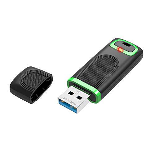 VANSUNY USB 3.1 플래시드라이브 128GB - 350MB/ S, 슈퍼 스피드 솔리드 State USB 드라이브 썸 드라이브 내구성 USB 메모리 스틱 Zip 드라이브 점프 드라이브 Pendrive (128G, 그린)