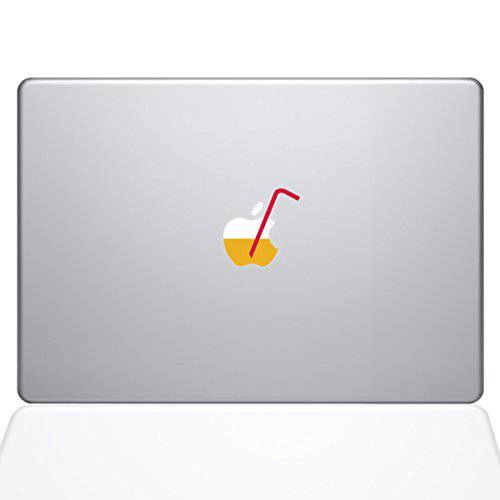 The Decal Guru  애플 Juice with Straw 데칼,스티커 Vinyl 스티커, 13 맥북 에어, Multi-Colored (2312-MAC-13A-NA)