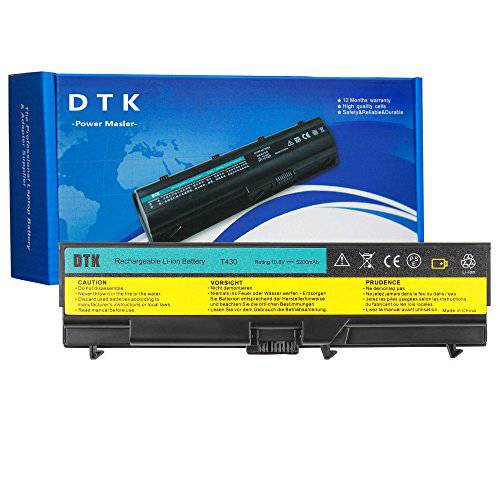Dtk New 노트북 배터리 교체용 for 레노버 IBM 씽크패드 W530/ W530i/ L430/ L530/ T430/ T430i T530/ T530i Serieslaptop 배터리 (0a36303 70+ )