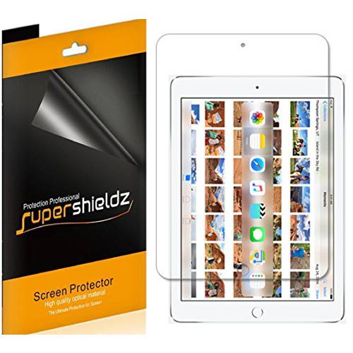 Supershieldz (3 팩) for 애플 아이패드 프로 12.9 inch (2015 and 2017 모델) 화면보호필름, 액정보호필름, Anti 눈부심 and Anti 지문인식 (매트,무광) 쉴드