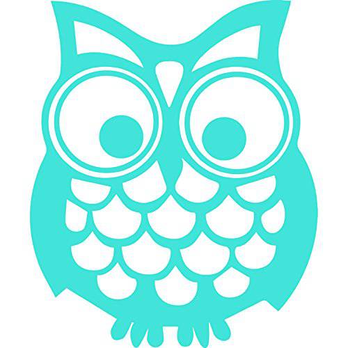 Hoot Owl V inyl 데칼,스티커 스티커 | 자동차 트럭 밴 벽 노트북 Cups | 라이트 블루 | 5.5 in | KCD 894LBL