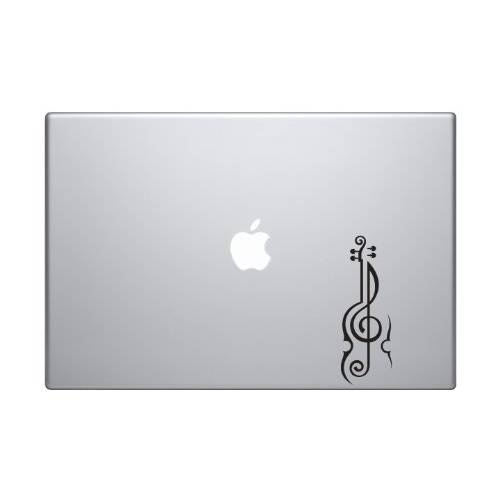 뮤직 Note1- Violin Treble Clef Symbol 아티스트 School Musical - 5 블랙 Vinyl 데칼,스티커 스티커 차량용 맥북 노트북