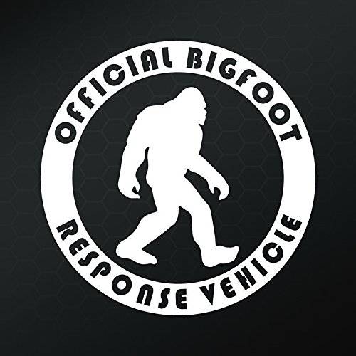 Bigfoot Response 차량 Vinyl 데칼,스티커 스티커 | 자동차 트럭 밴 벽 노트북 Cups | 화이트 | 5.5 인치 | KCD 906W