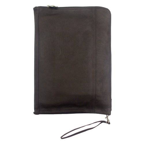 Piel Leather ZIP 어라운드 봉투, 블랙, 원 사이즈