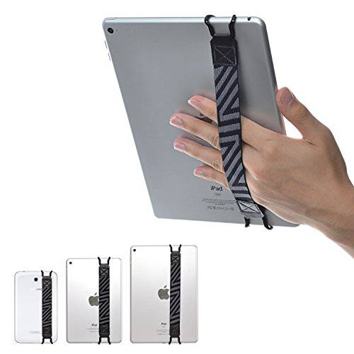 TFY  세큐리티 Hand-Strap for 태블릿, 태블릿PC PC - 아이패드 (새로운 아이패드/ 아이패드 미니&  미니 2&  미니 3/  아이패드 에어/ 아이패드 에어 2/  아이패드 프로 9.7) - 삼성 태블릿, 태블릿PC Pcs - 넥서스 7/  넥서스 10 and More (블랙)