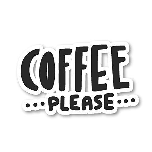 커피 Please 스티커 Funny 커피 문구,인용구 스티커 - 노트북 스티커 - 2.5 Vinyl 데칼, 스티커 - 노트북, 폰, 태블릿, 태블릿PC Vinyl 데칼, 스티커 스티커 S7336