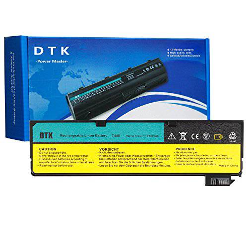 DTK 0C52862 0C52861 68+ 새로운 노트북 배터리 교체용 for 레노버 IBM 씽크패드 L450 L460 T440s T440 T450 T450s T460 T460P T550 T560 P50S W550s X240 X250 X260 Series 10.8V 4400mAh 6 Cell