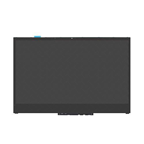 LCDOLED  교체용 15.6 인치 FullHD 1080P IPS LCD 디스플레이 터치 스크린 디지타이저 조립품 베젤 with 컨트롤러 Board for 레노버 Yoga 730-15 730-15IKB 730-15IWL 81CU 81JS (1920x1080 - EDP 30Pins)