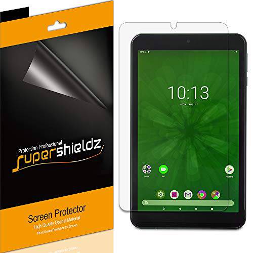 (3 팩) Supershieldz for Onn 8 inch 태블릿, 태블릿PC 화면보호필름, 액정보호필름, 하이 해상도 클리어 쉴드 (애완동물)