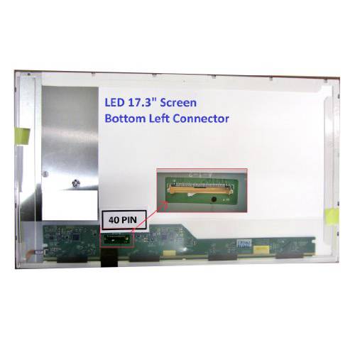 HP 646313-001 노트북 스크린 17.3 LED Bottom Left WXGA++ 1600x900