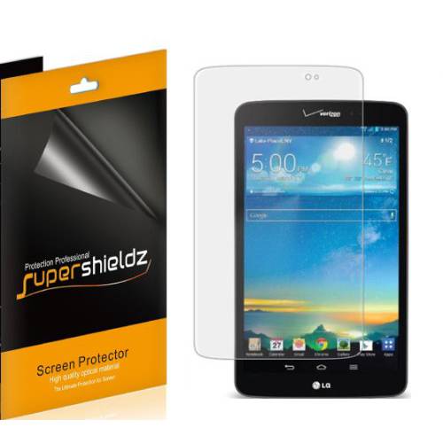 (3 팩) Supershieldz for LG G 패드 8.3 LTE (버라이즌 Only) 화면보호필름, 액정보호필름, 하이 해상도 클리어 쉴드 (애완동물)