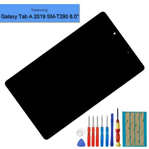 LCD 스크린 호환가능한 with 삼성 갤럭시 Tab A 8.0 2019 SM-T290 SM-T295 8.0 inch LCD 터치 스크린 디스플레이 조립품 with Tools(Black)