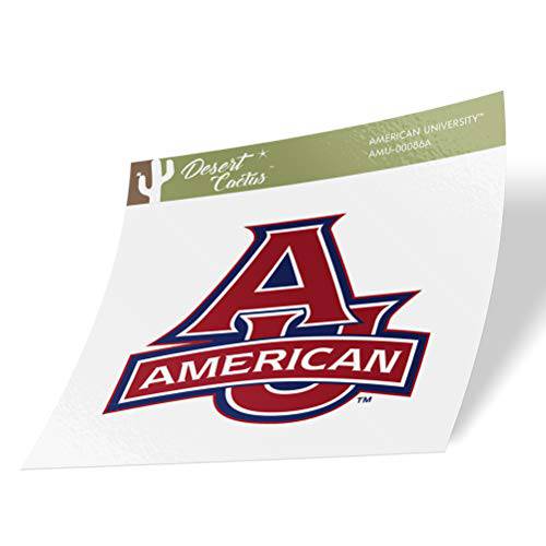 American University AU 이글스 NCAA Vinyl 데칼,스티커 노트북 워터 병 차량용 스크랩북 ( 스티커 - 00086A)