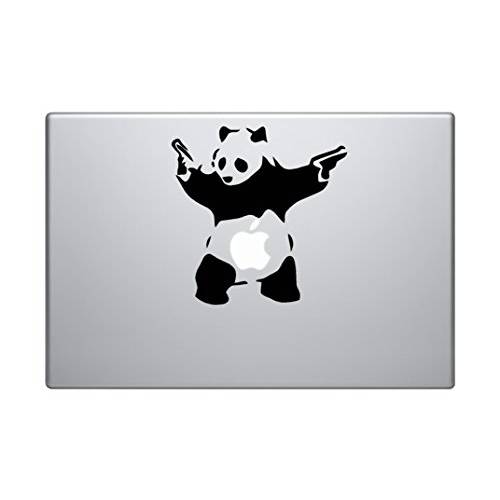 Banksy 촬영 Panda 비닐 차량용 스티커 심볼 실루엣 키패드 트랙 패드 데칼 노트북 스킨 아이패드 맥북 창문 트럭 오토바이