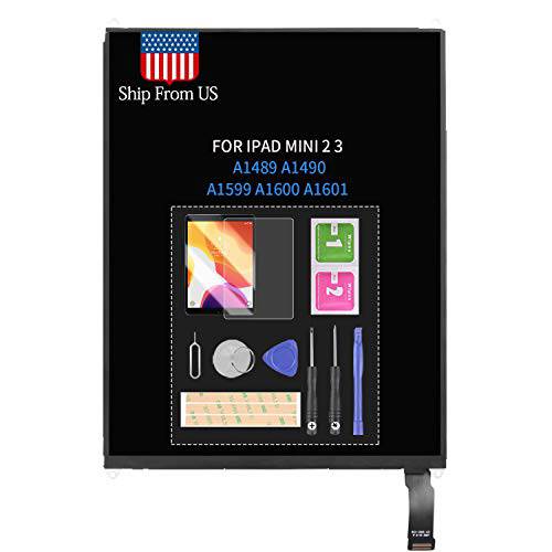 7.9 LCD 디스플레이 아이패드 미니 2 3 세대 스크린 교체용 키트 레티나 Mini2 A1489 A1490 Mini3 A1599 A1600 A1601 매트릭스 LCD 스크린 프리 툴
