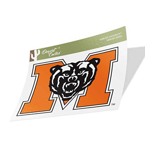 Mercer University Bears 비닐 데칼 노트북 물병, 워터보틀 자동차 스크랩북 ( 스티커 - 00003)