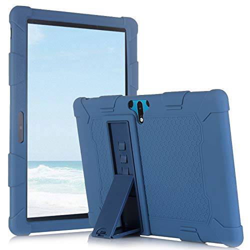 AKNICI 10 인치 태블릿, 태블릿PC 실리콘 케이스 호환가능한 MEBERRY 10 인치 M7/ AOYODKG A22 10/ Pavoma 10 G3/ Llltrade 10, MEBERRY M7 보호 케이스 충격방지 실리콘 커버, 블루