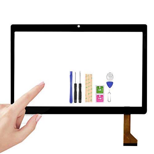 스크린 교체용 10.1’’ 인치 Zonko K105 태블릿, 태블릿PC PC 전면 Outter 터치 스크린 패널 디지타이저 센서 글래스 교체용 태블릿, 태블릿PC PC Multi-Touch 키트 (블랙)