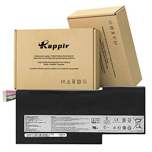 Kappir BTY-M6K 노트북 배터리, 교체용 MSI MS-17B4 MS-16K3 GS63VR 7RG 스텔스 프로 7RG-005 7RG-036CN GF63 8RD-031TH 8RC-034CZ 9SC GF75 Thin 3RD 8RC 8RD 8SC 9SC-088CN 시리즈 노트북