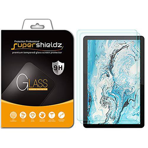 (2 팩) Supershieldz Designed 레노버 크롬북 Duet 10.1 인치 화면보호필름, 액정보호필름, ( 강화유리) 안티 스크레치,  기포방지