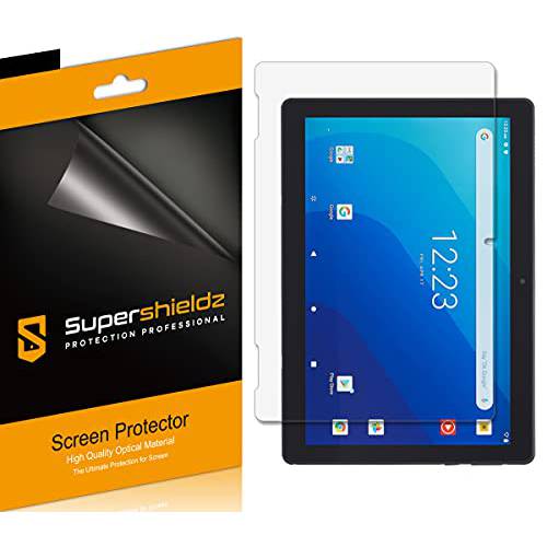 (3 팩) Supershieldz Designed Onn 태블릿, 태블릿PC 세대 2 10.1 인치 (모델 100011886) 화면보호필름, 액정보호필름, 하이 해상도 클리어 쉴드 (애완동물)