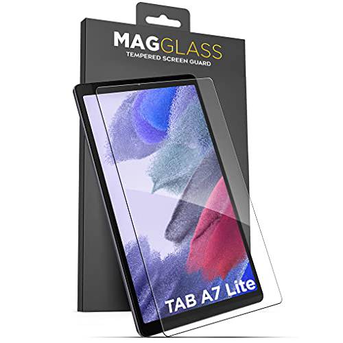 Magglass 삼성 갤럭시 탭 A7 라이트 화면보호필름, 액정보호필름 강화유리 - 안티 기포 UHD 풀 커버리지 디스플레이 가드 (케이스 호환가능한)