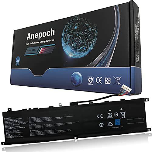 Anepoch BTY-M6M 노트북 배터리 교체용 MSI 크리에이터 15 A10SD A10SF GS66 스텔스 10SFS 10SGS 10SE-045 10UG GE66 침입자 10SFS WS66 10TMT-207US GE76 침입자 10UH 시리즈 노트북 15.2V 99Wh 6250mAh