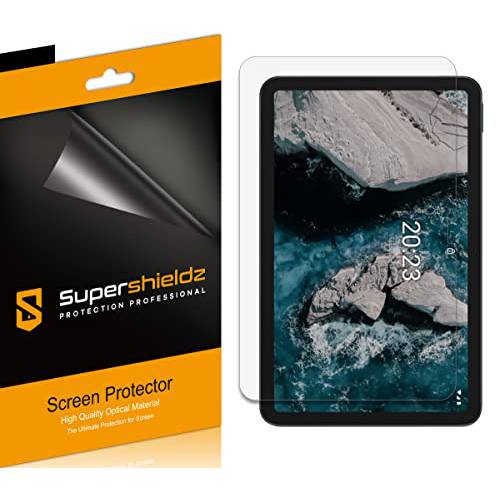 (3 팩) Supershieldz Anti-Glare (매트) 화면보호필름, 액정보호필름 Designed 노키아 T20 태블릿, 태블릿PC (10.4 인치)