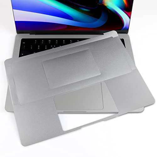 Batianda 팜레스트 커버 노트북 스킨 보호 호환가능한 2021 맥북 프로 16 인치 모델 A2485 M1 프로/ M1 맥스 풀 바디 팜 가드 트랙패드 커버, 스페이스 그레이