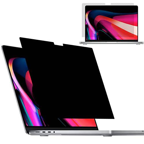 노트북 프라이버시 스크린 필터 호환가능한 맥북 프로 14 인치 2021 M1 프로/ M1 맥스 A2442,  안티 스크레치&  안티 글레어 노트북 화면보호필름, 액정보호필름