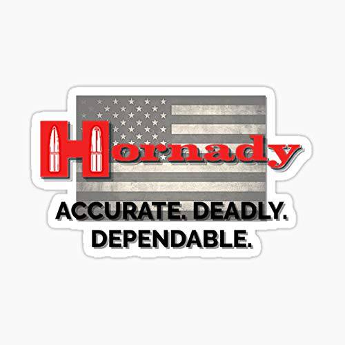 Hornady Ammunition 아메리칸 깃발 그래픽 디자인 스티커 - 스티커 그래픽 - 오토, 벽면, 노트북, 셀, 트럭 스티커 윈도우, 자동차, 트럭