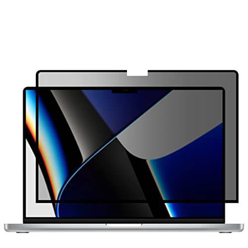맥북 프로 16 2021 프라이버시 화면보호필름, 액정보호필름,  재사용가능&  탈부착가능 프라이버시 화면보호필름, 액정보호필름 맥북 프로 16 인치 2021 (모델: A2485) M1 프로/ 맥스 칩, Anti-Glare&  기포방지