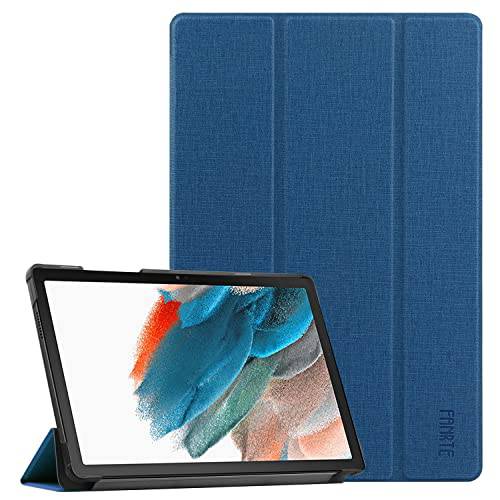 FANRTE SlimShell 케이스 삼성 갤럭시 탭 A8 10.5 2022(SM-X200/ SM-X205), 슈퍼 Thin 경량 자석 스탠드 커버 삼성 갤럭시 탭 A8 10.5-Inch 태블릿, 태블릿PC 자동 웨이크/ Sleep(Blue)