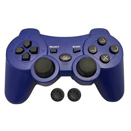 Bek 디자인 무선 컨트롤러 플레이스테이션 3 PS3 블루 for