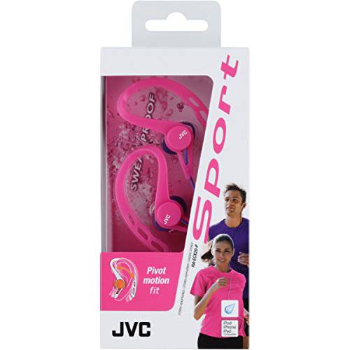 JVC HAECX20P 핑크 In-Ear 스포츠 헤드폰,헤드셋