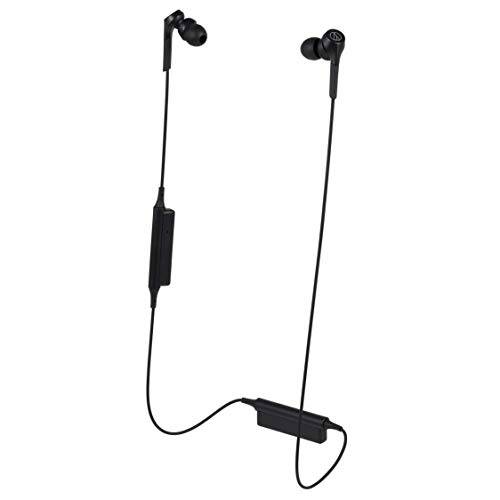 Audio-Technica ATH-CKS550XBTBK 솔리드 베이스 블루투스 무선 In-Ear 헤드폰,헤드셋, 블랙