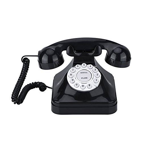 Acogedor  레트로 유선전화 Phone，1960’S 빈티지 유선 전화， Muti-Function 사무실,오피스 홈 Telephone，Classic 전화