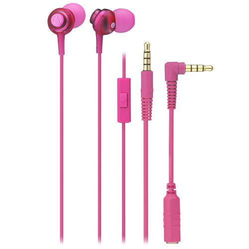 Audio-Technica ATH-CKL202ISPK In-Ear Sonic 프로 헤드폰, 핑크