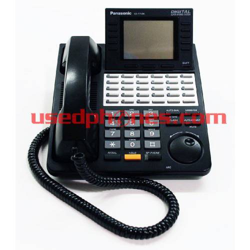 Panasonic KX-T7456B 디지털 슈퍼 하이브리드 시스템 백라이트 LCD 디스플레이 Phone(Black)
