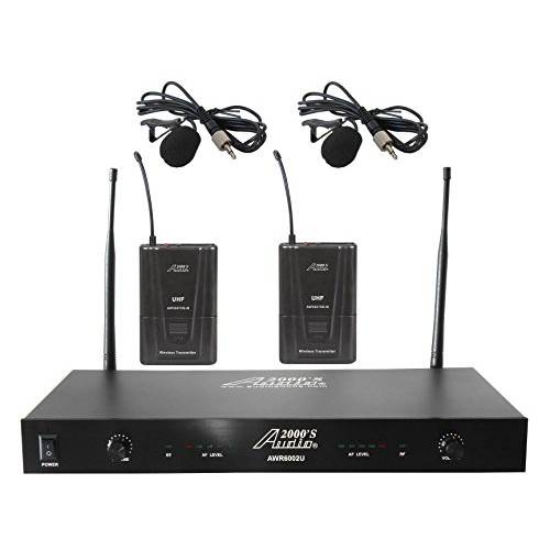 Audio2000’S AWM6002UM 듀얼 채널 Lavaliere 시스템